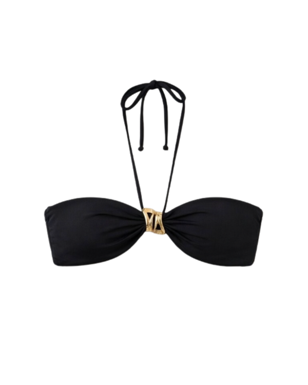 Iris Bikini Top Black