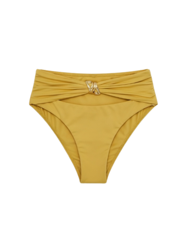 Aura Bikini Bottom Gold