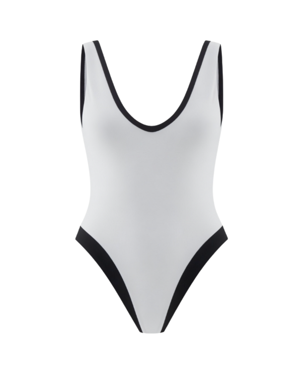 Selene One-Piece Swimsuit White