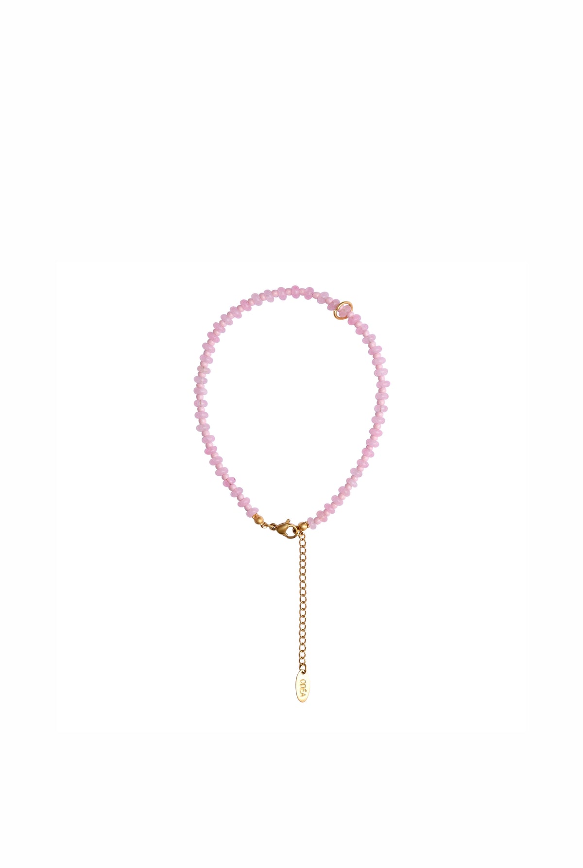 Rosequartz Anklet