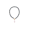 Moss Agate & Baroque Pearl Necklace