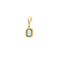 Azure Blue Gemstone Charm