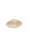 AMALFI OPEN WEAVE HAT BEIGE