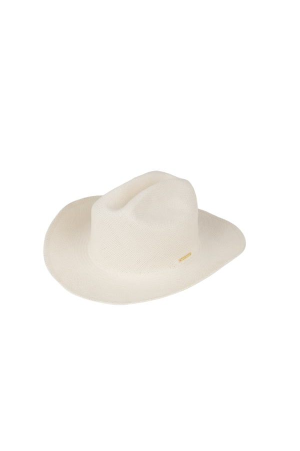 Cara Straw Hat White