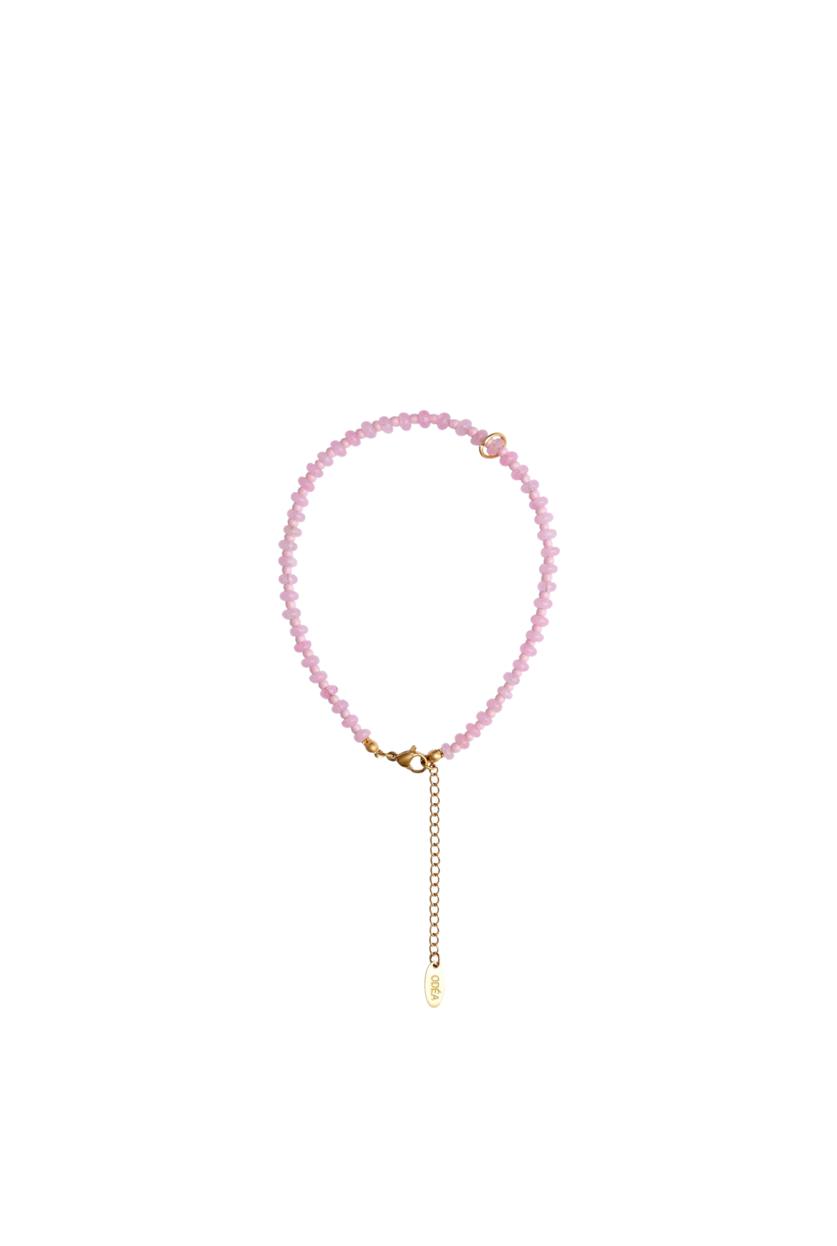 Rosequartz Anklet