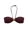 Iris Bikini Top Bordeaux