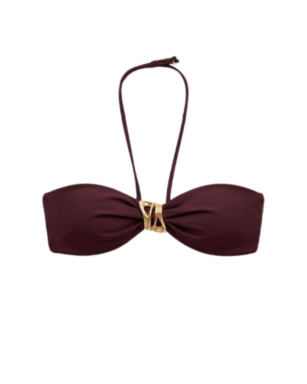 Iris Bikini Top Bordeaux