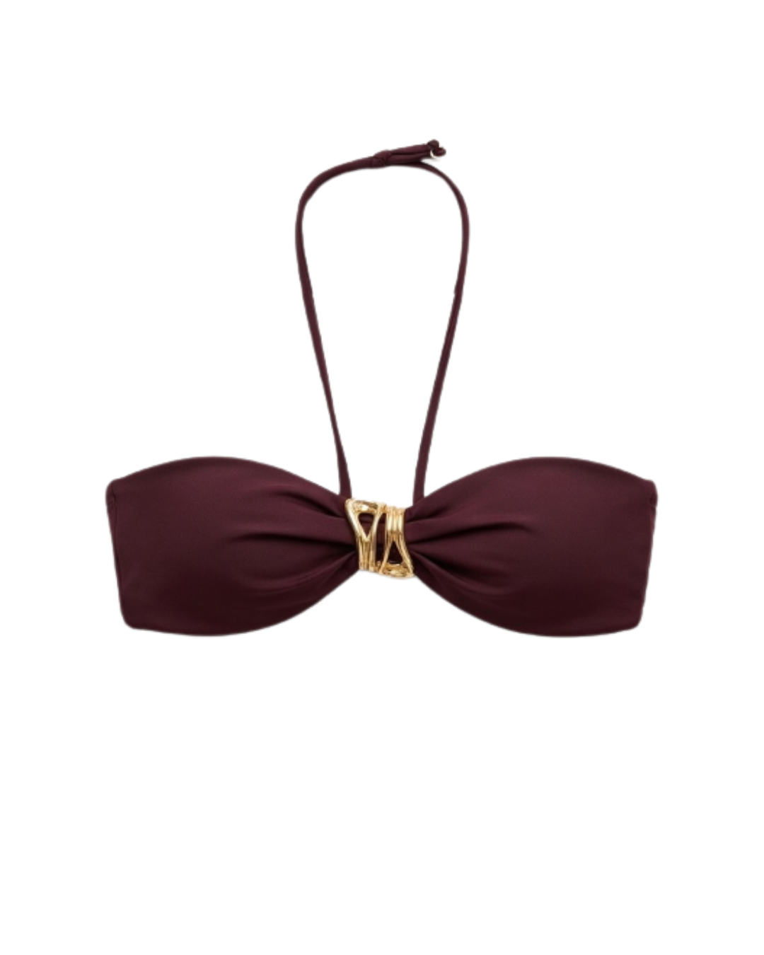 Iris Bikini Top Bordeaux
