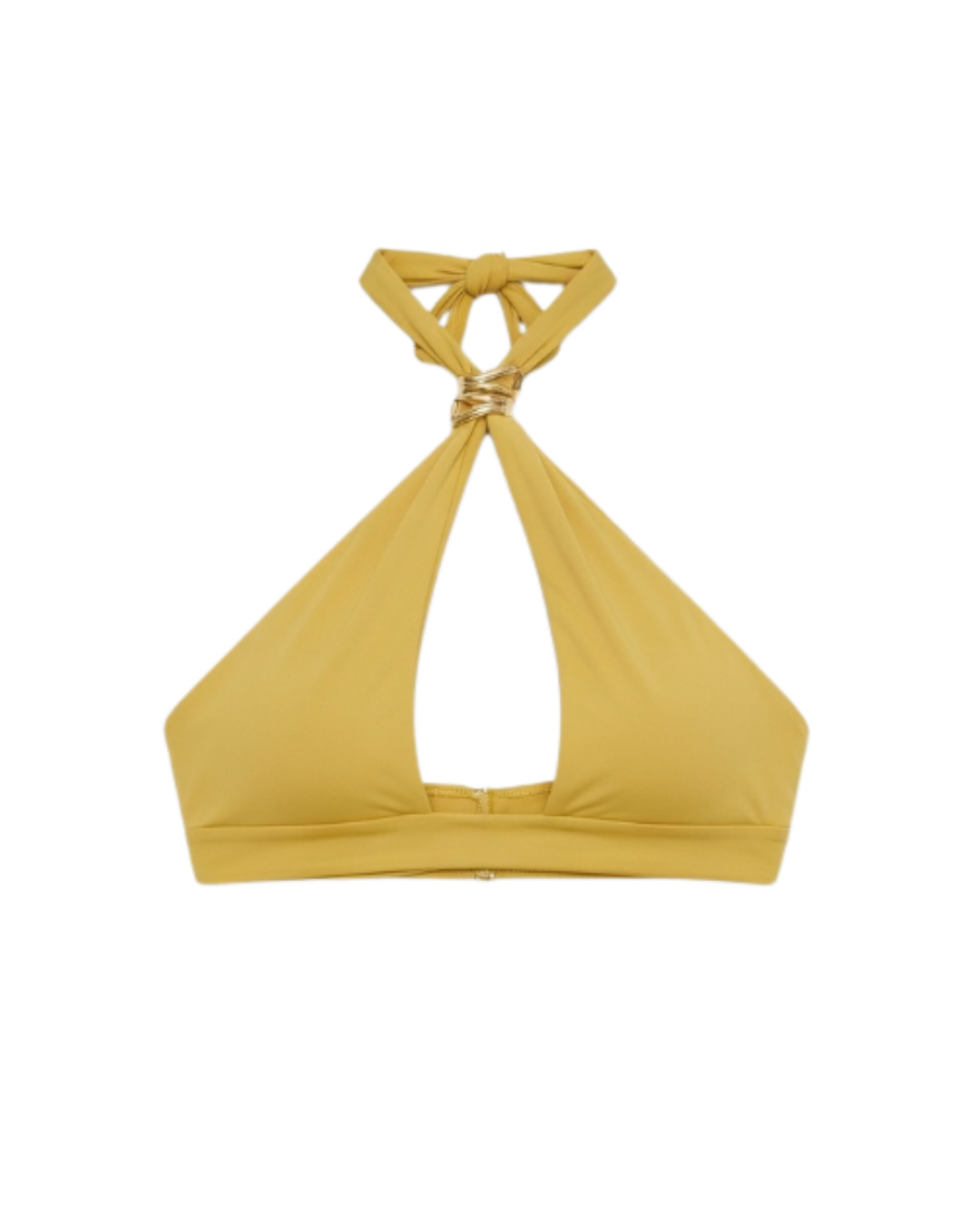 Aura Bikini Top Gold