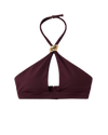 Aura Bikini Top Bordeaux