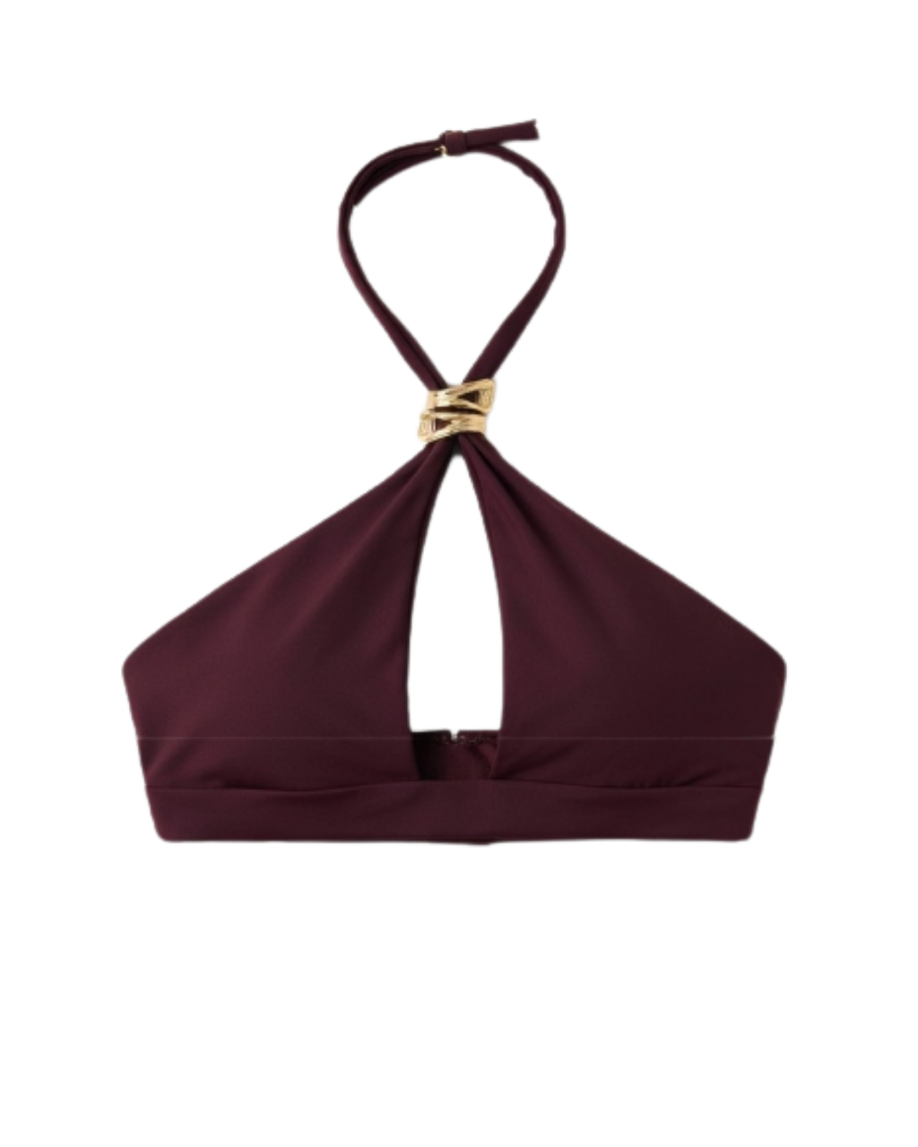 Aura Bikini Top Bordeaux