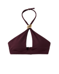 Aura Bikini Top Bordeaux