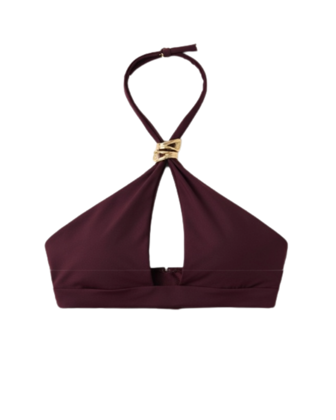 Aura Bikini Top Bordeaux
