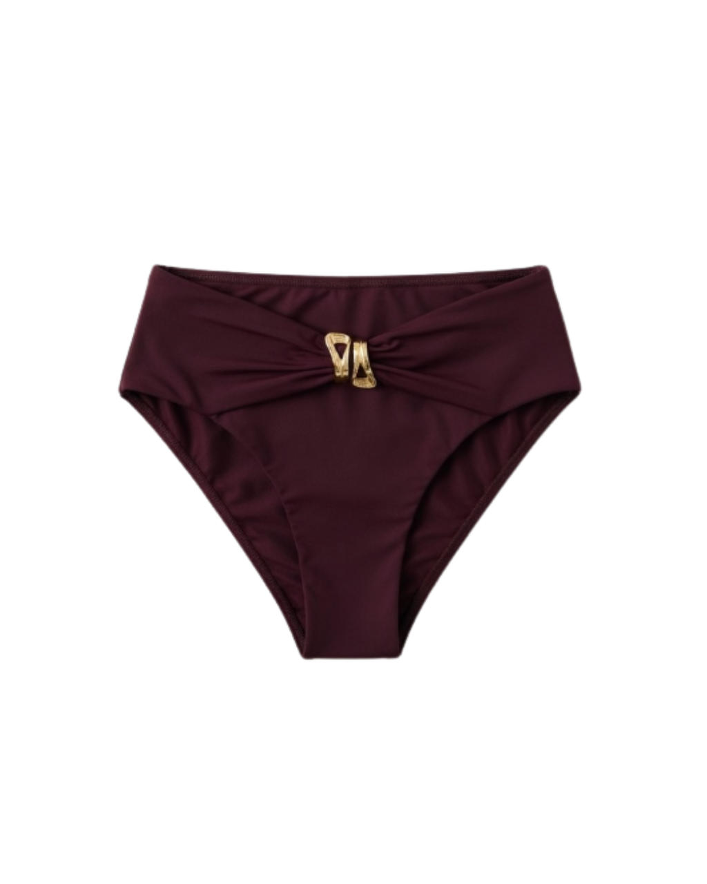 Aura Bikini Bottom Bordeaux