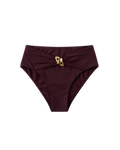 Aura Bikini Bottom Bordeaux
