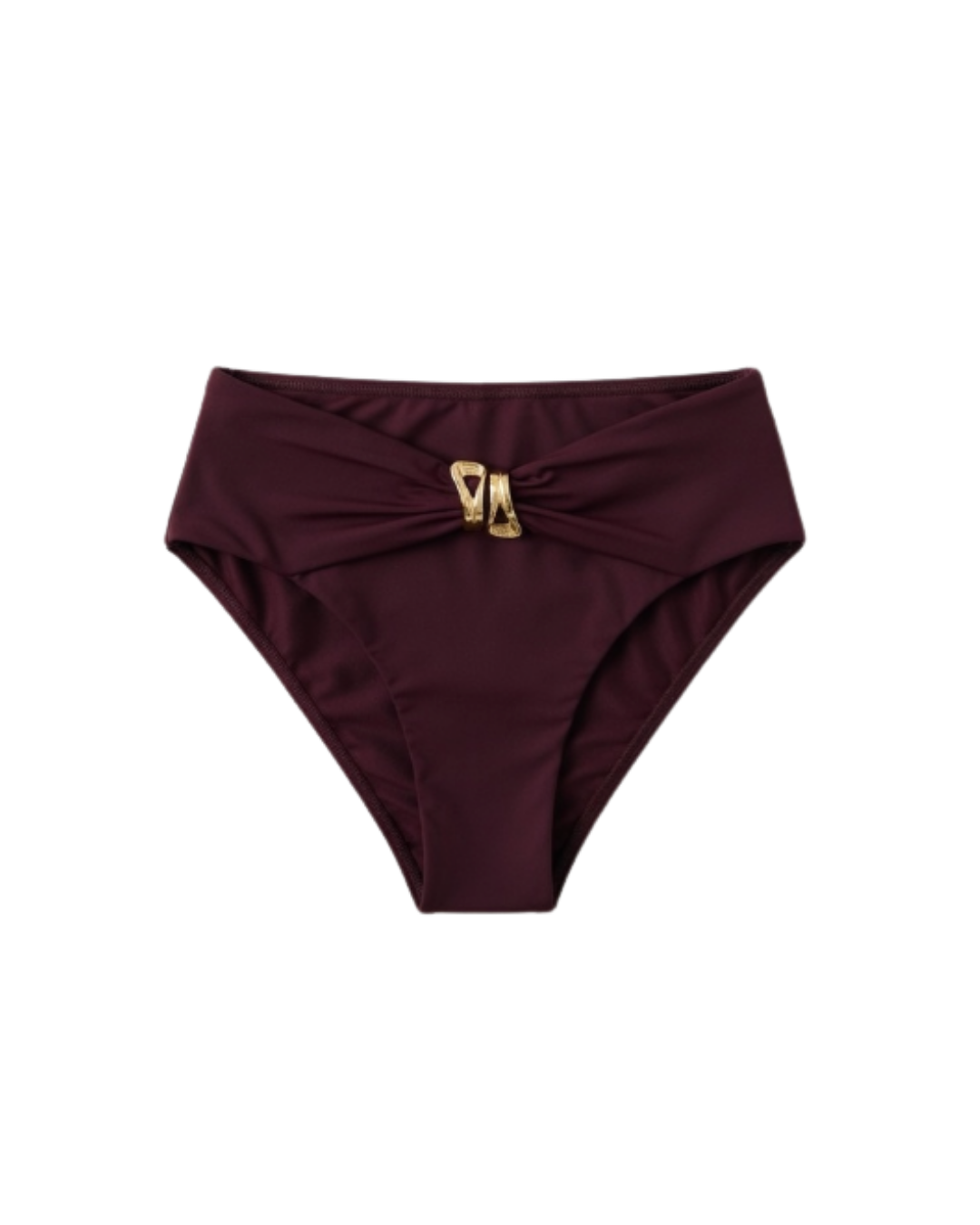 Aura Bikini Bottom Bordeaux